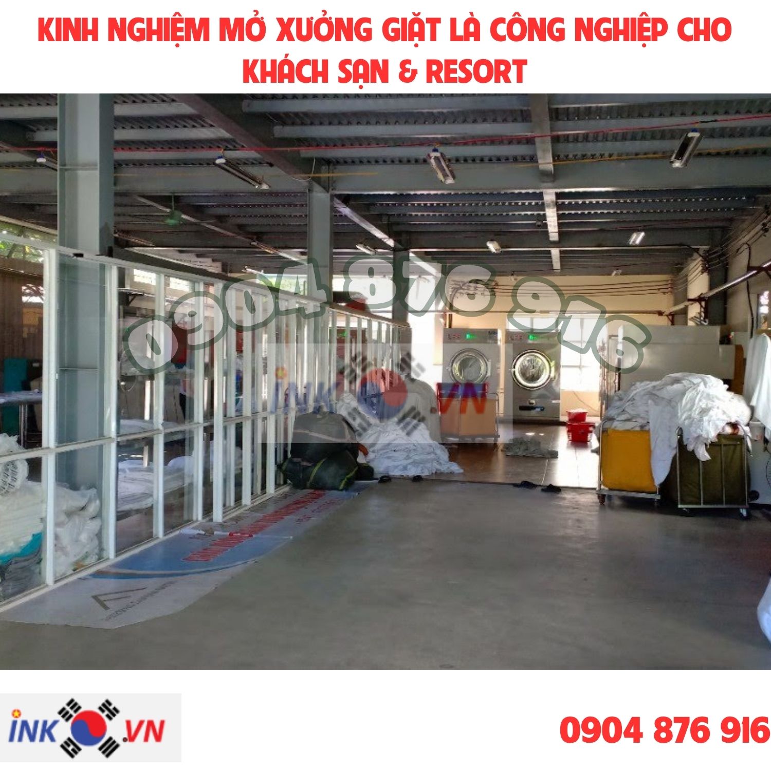 Lựa chọn địa điểm, thiết kế mặt bằng phù hợp tối ưu cho xưởng giặt